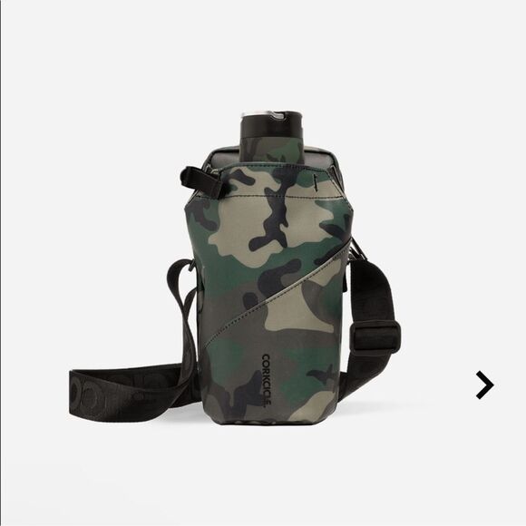 Corkcicle Camo Camouflage Sling Bag Crossbody Water bottle holder - Picture 1 of 16